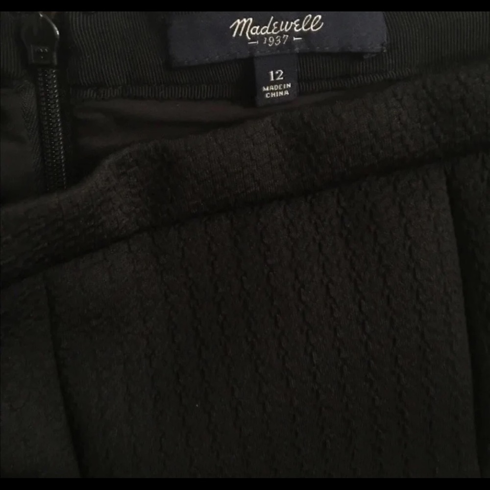 SOLD Madewell Pleated Black Skirt